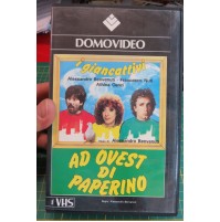 VHS - Ad Ovest Di Paperino Film Commedia Francesco Nuti Videocassetta Ex Nolo