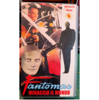 VHS - FANTOMAS MINACCIA IL MONDO - con LOUIS DE FUNES - FRANCIA 1966 RARO