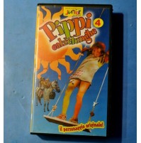 VHS - PIPPI CALZELUNGHE N°4 - UNA FESTA MOVIMENTATA - 0046J