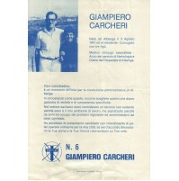 VOLANTINO ANNI '80 - ELEZIONI COMUNALI ALBENGA - CARCHERI LIBERTAS D.C. 