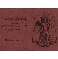 TESSERA OPERA NAZIONALE DOPOLAVORO ANNO XIII - SAVONA 1935 - C8-998